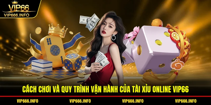 Cách chơi và quy trình vận hành của tài xỉu online VIP66