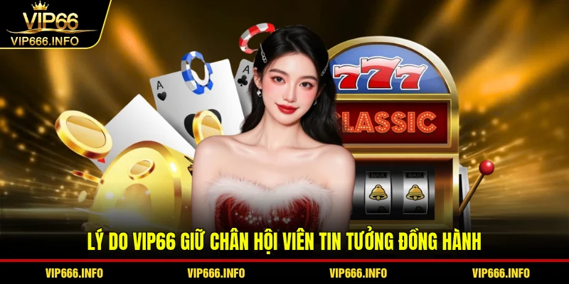 Lý do VIP66 giữ chân hội viên tin tưởng đồng hành