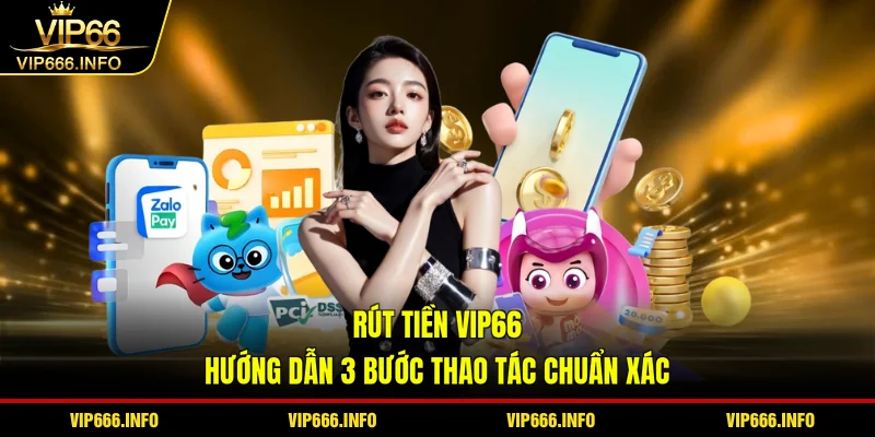 Rút tiền VIP66 - hướng dẫn 3 bước thao tác chuẩn xác